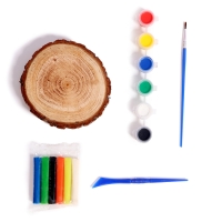 Роспись и лепка по дереву для детей. Набор для творчества &laquo;Веселые птички&raquo;