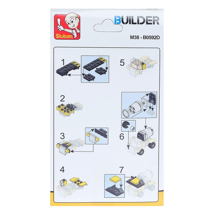 Конструктор «Строительная техника», 4 вида, МИКС Конструктор «Строительная техника», 4 вида, МИКС