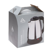 Чайник электрический Luazon LSK-1805, металл, 1.8 л, 1500 Вт, серебристый Чайник электрический Luazon LSK-1805, металл, 1.8 л, 1500 Вт, серебристый