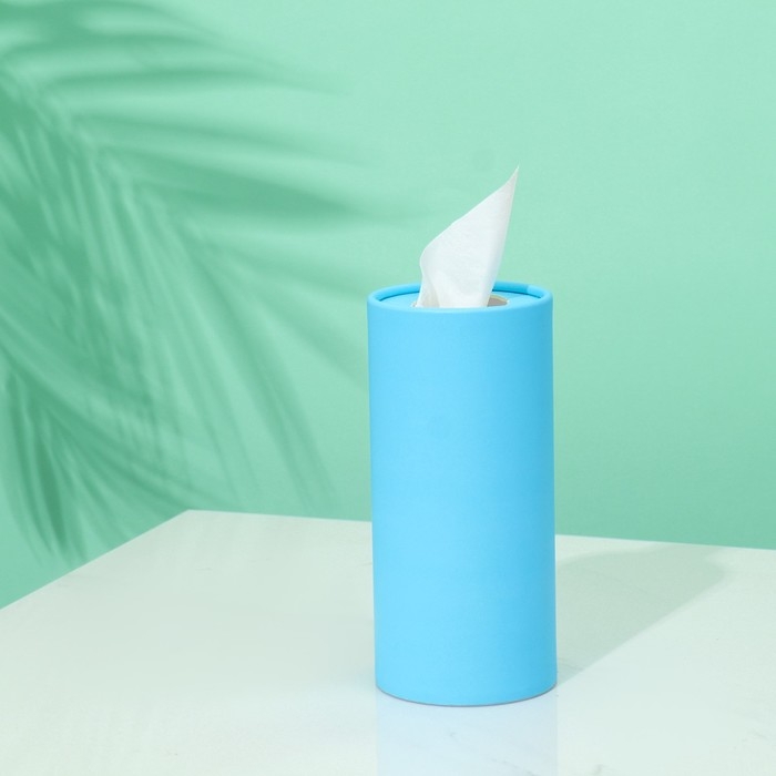 Салфетки в тубусе 50 шт, 2 слоя Салфетки в тубусе 50 шт, 2 слоя "Голубой"