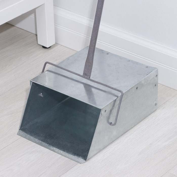 Совок уличный для мусора &laquo;Ловушка&raquo;, оцинкованный