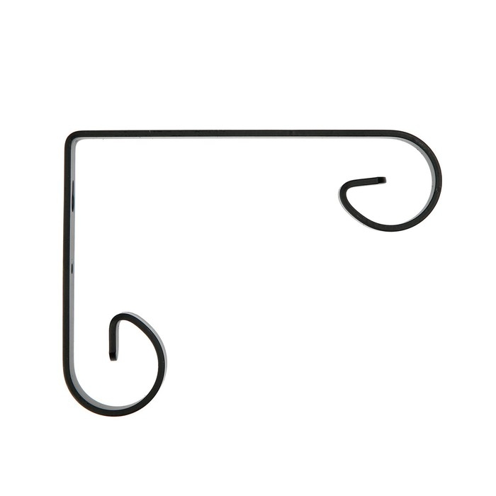 Кронштейн для кашпо мод.1 17 см, черный Кронштейн для кашпо мод.1 17 см, черный