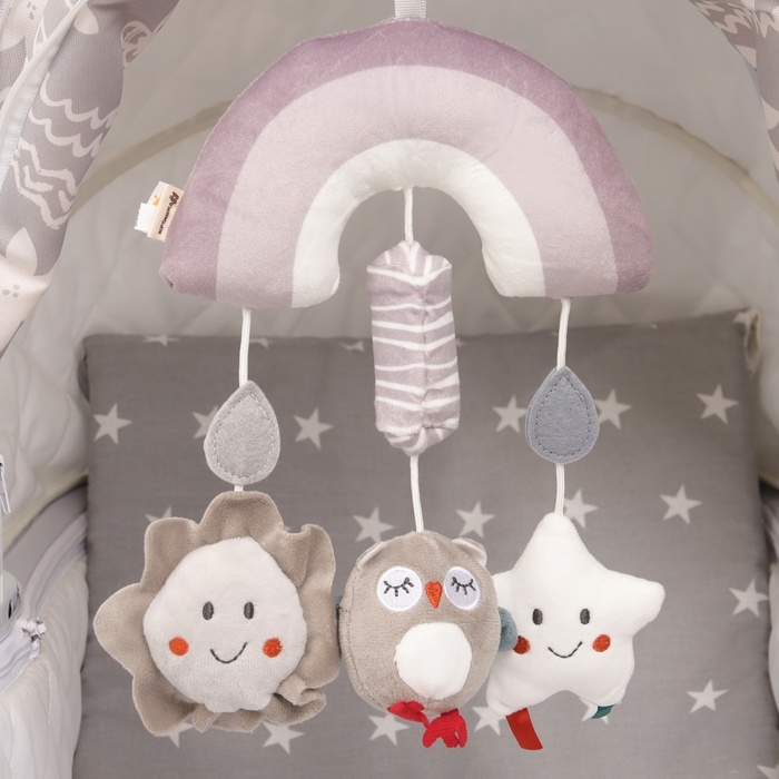 Подвеска - погремушка &laquo;Совушка&raquo;, пищалка, шуршит, на кроватку, коляску, Крошка Я