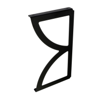 Кронштейн DELТА, двойной, мод.2, 195х355, 2 шт, цвет черный Кронштейн DELТА, двойной, мод.2, 195х355, 2 шт, цвет черный