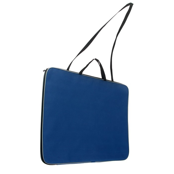Папка для чертежей и рисунков А2, 660 х 470 х 50 мм, с ручками, текстильная, ПДМ-5, Calligrata синяя Папка для чертежей и рисунков А2, 660 х 470 х 50 мм, с ручками, текстильная, ПДМ-5, Calligrata синяя