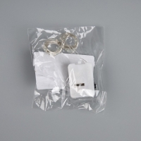 Гирлянда &laquo;Нить&raquo; 1 м роса. IP20, нить серебристая, 10 LED, 4.6 В, AG13x3 (в комплекте), 3 режима, свечение синее