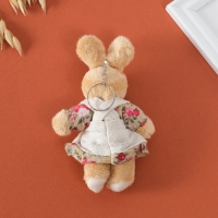 Брелок текстиль "Зайка в цветочном сарафане" 8,5х4х14 см Брелок текстиль "Зайка в цветочном сарафане" 8,5х4х14 см