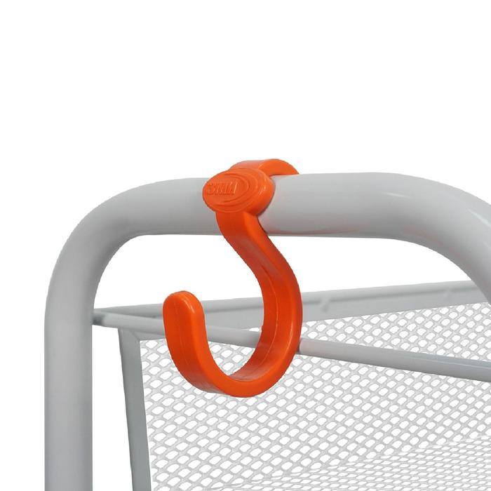 Этажерка ЗМИ &laquo;Ладья 1&raquo;, 3 яруса, 44&times;17&times;69,5 см, цвет серый