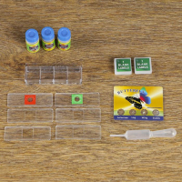 Микроскоп "Исследование", кратность увеличения 600х, 300х, 100х, с подсветкой, серебристый Микроскоп "Исследование", кратность увеличения 600х, 300х, 100х, с подсветкой, серебристый