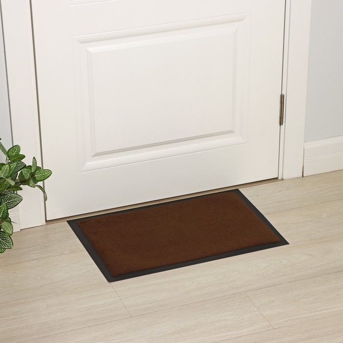 Коврик влаговпитывающий Tuff, 40&times;60 см, цвет коричневый