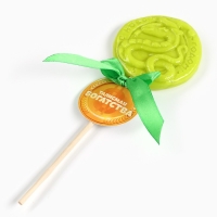 Новый год! Леденец на палочке &laquo;Талисман богатства&raquo;, вкус яблоко, 30 г