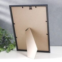 Фоторамка пластик "Палитра" 21х30 см, синий металлик, с ножкой Фоторамка пластик "Палитра" 21х30 см, синий металлик, с ножкой