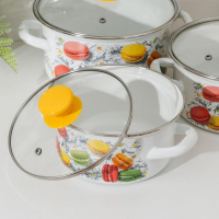 Набор кастрюль «Цветное печенье», 3 предмета: 1,5 л, 2 л, 3 л, крышки, индукция Набор кастрюль «Цветное печенье», 3 предмета: 1,5 л, 2 л, 3 л, крышки, индукция