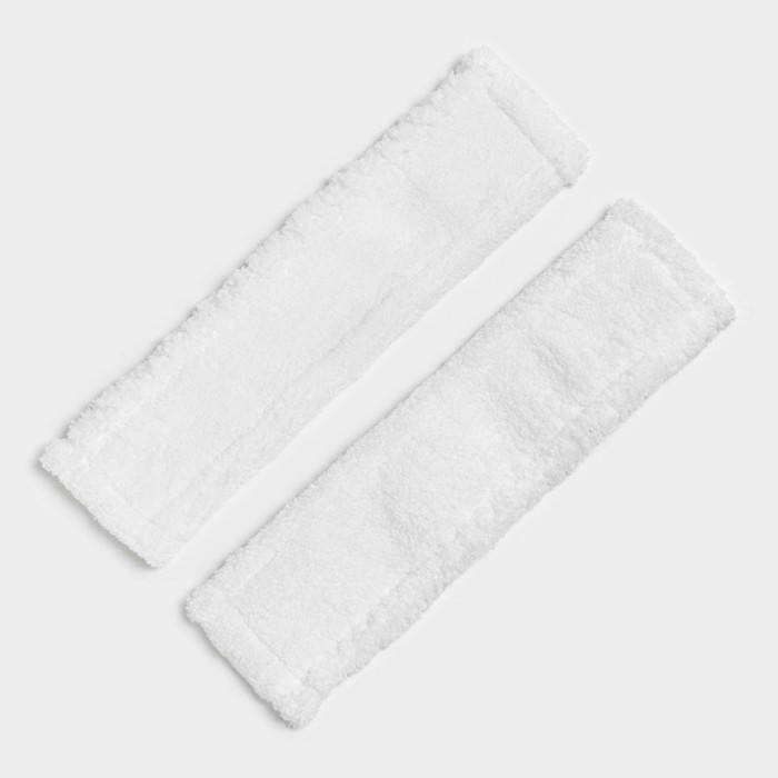 Сменные насадки для окномойки Raccoon, 2 шт, 25&times;6 см, цвет белый