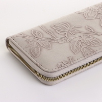 Кошелёк женский на молнии, цвет серый Кошелёк женский на молнии, цвет серый