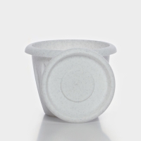 Горшок с поддоном &laquo;Фелиция&raquo;, 400 мл, цвет мраморный