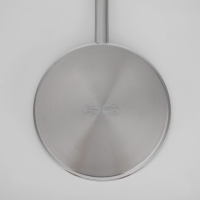 Сковорода из нержавеющей стали &laquo;Общепит&raquo;, d=28 см, h=7,5 см, корпус 0,6 мм, капсульное дно 3,5 мм, антипригарное покрытие, индукция