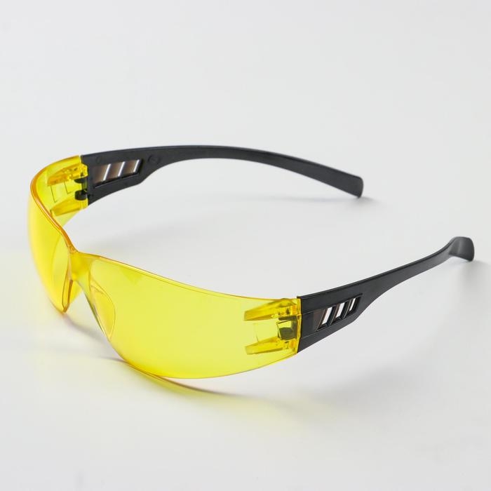 Очки защитные Очки защитные "Исток" открытого типа Классик(прозрачно-желтые) с черной дужкой