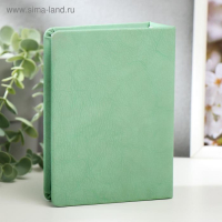 Фотоальбом "Зелёный" на 100 фото 10х15 см, 12,5х5х17 см.  ПП карм.