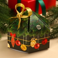 Шоколадные конфеты в коробке &laquo;Счастья в Новом году&raquo;, вкус: тирамису, 200 г.