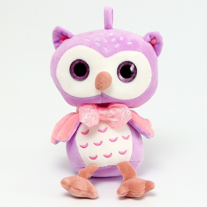 Мягкая игрушка &laquo;Совёнок&raquo;, 23 см, цвет фиолетовый