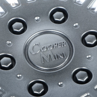 Колпаки колесные R15 "МИНИ-КУПЕР", серебристый, набор 4 шт. Колпаки колесные R15 "МИНИ-КУПЕР", серебристый, набор 4 шт.