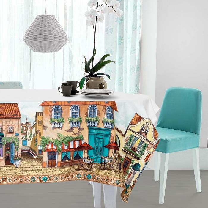 Скатерть &laquo;Этель: Италия&raquo;, 180 &times; 150 см, хлопок 100 %, саржа, 190 г/м&sup2;