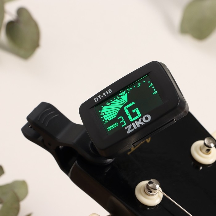 Гитарный тюнер мини Ziko DT-116 гитара, скрипка, укулеле Гитарный тюнер мини Ziko DT-116 гитара, скрипка, укулеле