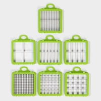 Овощерезка универсальная Chopper, 22 насадки, цвет серый/зелёный Овощерезка универсальная Chopper, 22 насадки, цвет серый/зелёный