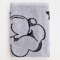 Полотенце махровое Этель "Зайки на облаках", 70х130 см, 100% хлопок, 420гр/м2