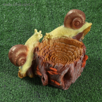 Садовая фигура "Улитки-кормушки" 24х15х14см Садовая фигура "Улитки-кормушки" 24х15х14см