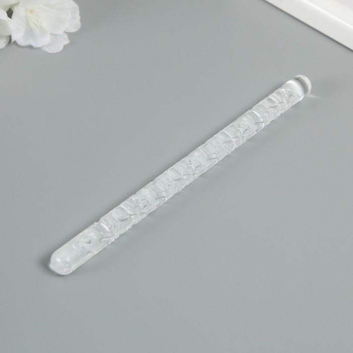 Скалка для творчества акрил Скалка для творчества акрил "Бабочки" 16х1 см