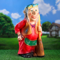 Садовая фигура "Бабка-Ежка стоя" 33х35х65см МИКС Садовая фигура "Бабка-Ежка стоя" 33х35х65см МИКС