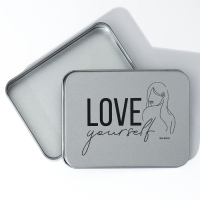 Футляр для гигиенических средств &laquo;Love yourself&raquo;, 11,4 х 8,5 х 2,5 см