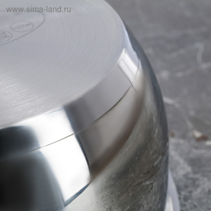 Ковш &laquo;Аврора&raquo;, 1,6 л, d=16 см, капсульное дно, стеклянная крышка, индукция