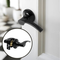 Защелка 2101, пустая, цвет матовый черный Защелка 2101, пустая, цвет матовый черный