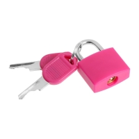 Замок навесной для чемодана, малый, розовый Замок навесной для чемодана, малый, розовый