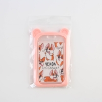 Чехол для бейджа с ушками &laquo;Мишка&raquo;, 7 х 12 см