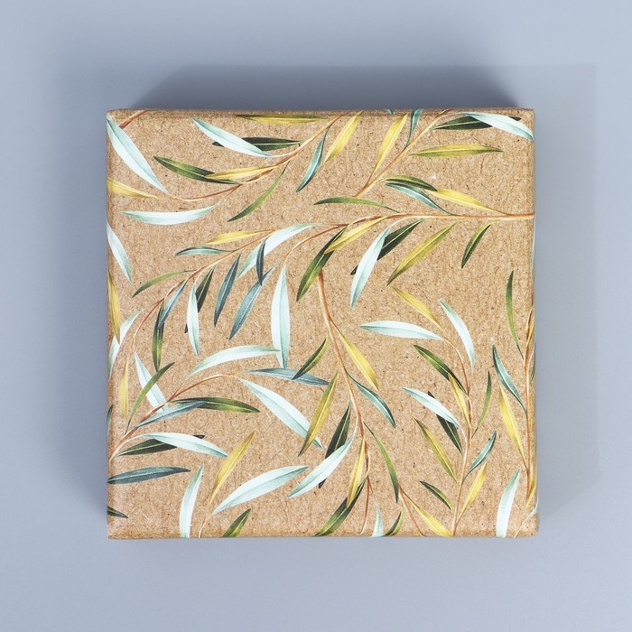 Коробка складная «Веточки», 10 х 18 см Коробка складная «Веточки», 10 х 18 см