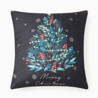 Подушка новогодняя Этель &laquo;Новогодний шар&raquo;, 40*40 см, 100% п/э, велюр