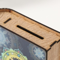 Копилка-шкатулка "Мандала благополучия" 14х12х5 см