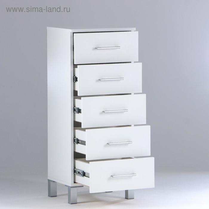 Комод для ванной комнаты, с пятью ящиками, 40 х 34 х 98,6 см