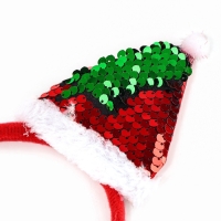 Карнавальный набор «Яркая санта», рост 116-122 см, платье, ободок Карнавальный набор «Яркая санта», рост 116-122 см, платье, ободок