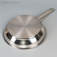 Сковорода «Общепит», d=28 см, толщина корпуса 0,6 мм, дно 3,5 мм, с теплораспределительным слоем, индукция Сковорода «Общепит», d=28 см, толщина корпуса 0,6 мм, дно 3,5 мм, с теплораспределительным слоем, индукция