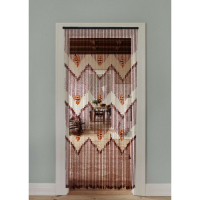 Занавеска декоративная деревянная, 90х190 см, 52 нити