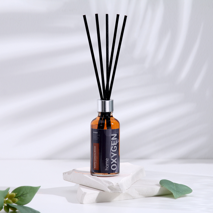 Диффузор ароматический OXYGEN HOME "Warm sandalwood", 50 мл, теплый сандал