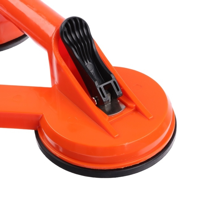 Вакуумная присоска тройная для вклейки стекол в авто, d 12 см, оранжевый Вакуумная присоска тройная для вклейки стекол в авто, d 12 см, оранжевый