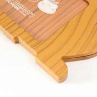 Фоторамка пластик 10х15 см "Лягуха" под дерево МИКС 21х26,5 см