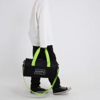 Сумка спортивная Game start, 40х24х21, отделение на молнии, длинный ремень, черный цвет Сумка спортивная Game start, 40х24х21, отделение на молнии, длинный ремень, черный цвет