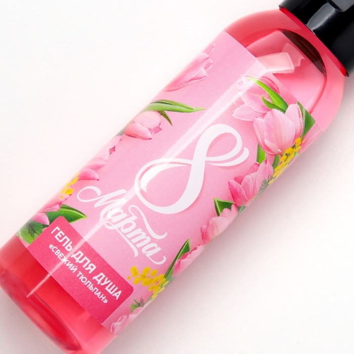 Гель для душа «С 8 Марта!», 100 мл, аромат свежего тюльпана, ЧИСТОЕ СЧАСТЬЕ Гель для душа «С 8 Марта!», 100 мл, аромат свежего тюльпана, ЧИСТОЕ СЧАСТЬЕ